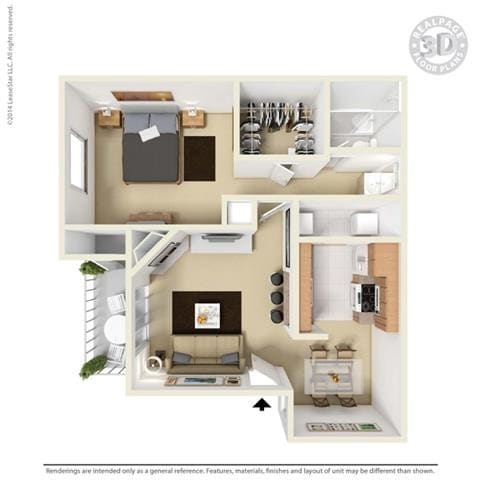Floorplan - Aviare Place Apartments