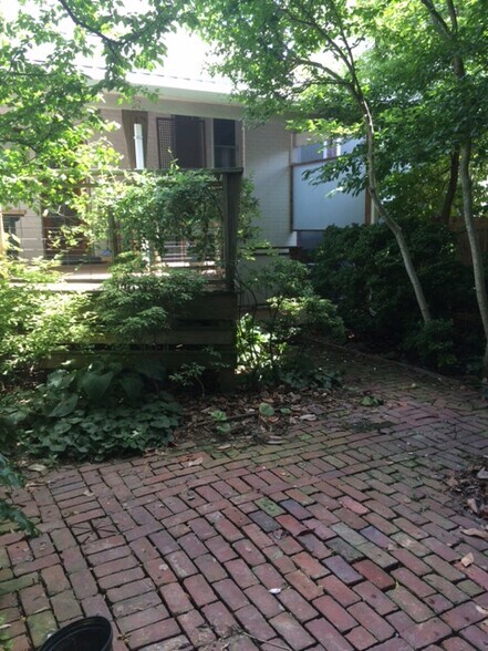 Brick patio - 120 Claremont Ave