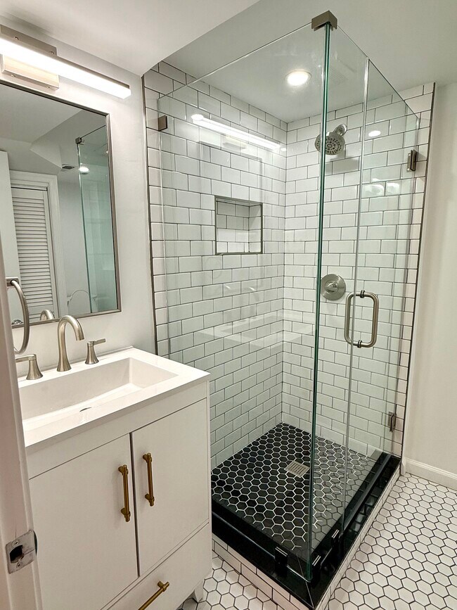 Newly renovated modern bathroom - 830 S Pitt St