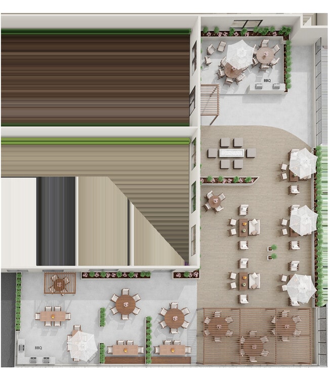 Outdoor Amenity Patio - Acadia
