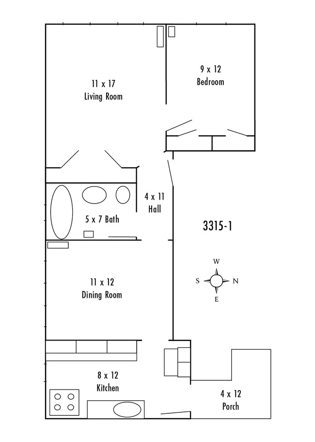 Floorplan - North Wolcott Ave