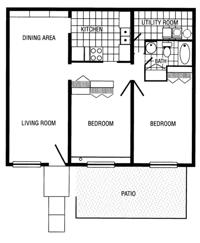 Floorplan - Meadowood Apartments