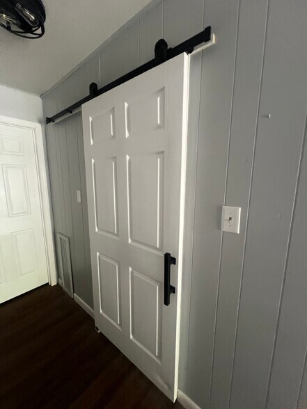 Bathroom door - 1010 Eisenhower Way