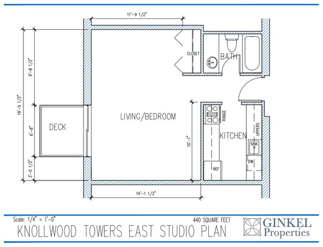 Floorplan - Knollwood Towers East Apartments