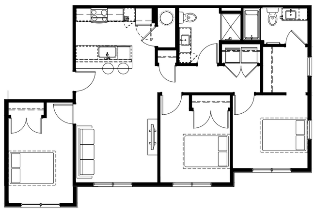 Floorplan - Riverbend Flats