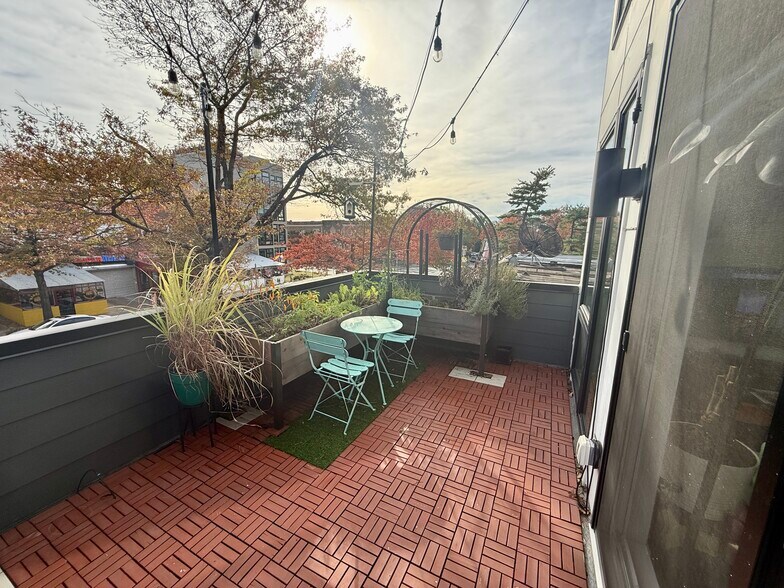 3916 14th St NW Unit 3 has TWO huge outdoor roof decks! - 3916 14th St NW