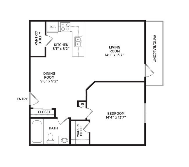 Floorplan - Arbor Glen Apartments