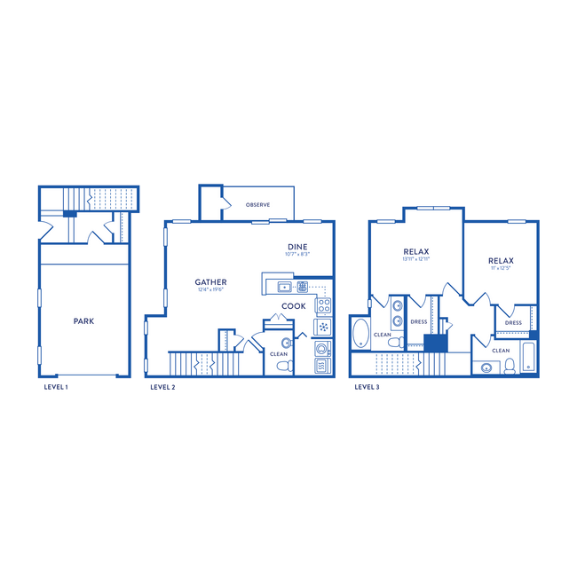 Floorplan - Huntington Townhomes