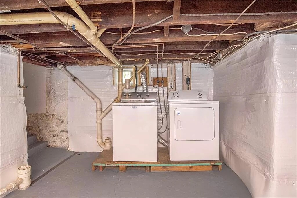 Laundry in basement - 27 Commonwealth Ave