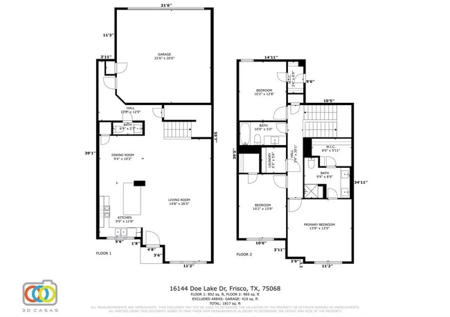 Building Photo - 3 Bed 2 bath 2 Car Garage Luxurious Townhome in Frisco!