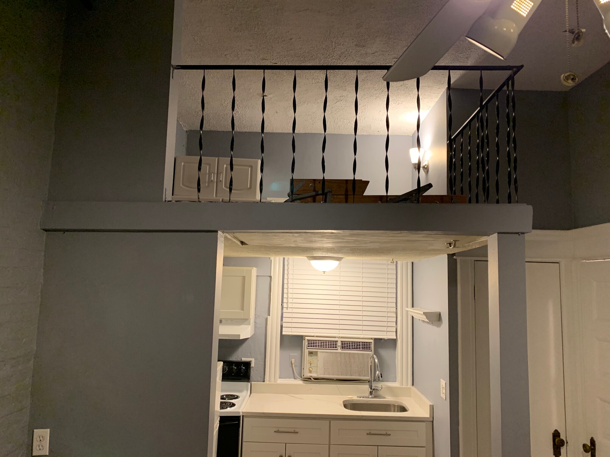 Sleeping loft area above the kitchen! - 2800 N Pine Grove Ave