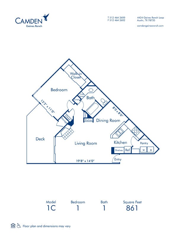 Floorplan - Camden Gaines Ranch
