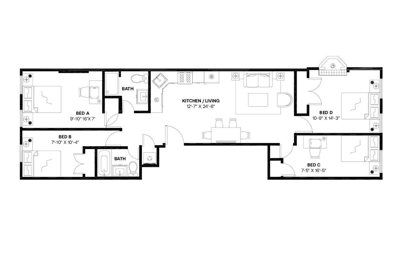 Building Photo - Private bedroom in 4 bed/2 bath Home
