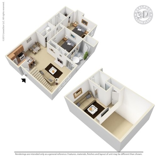 The Brewster with Loft - Elms Kingstowne