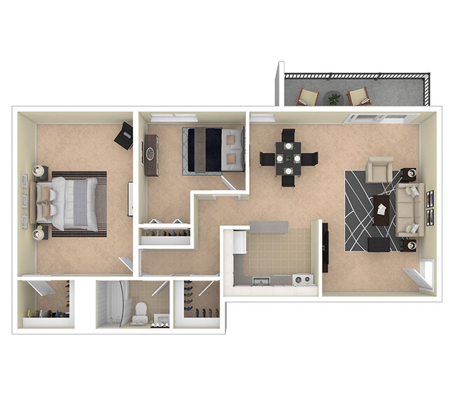 Floorplan - Clermont Apartments