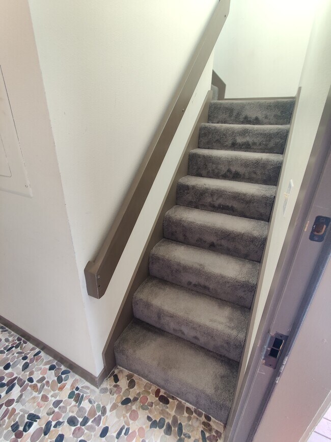 Stairs to the loft - 18575 SW Century Dr