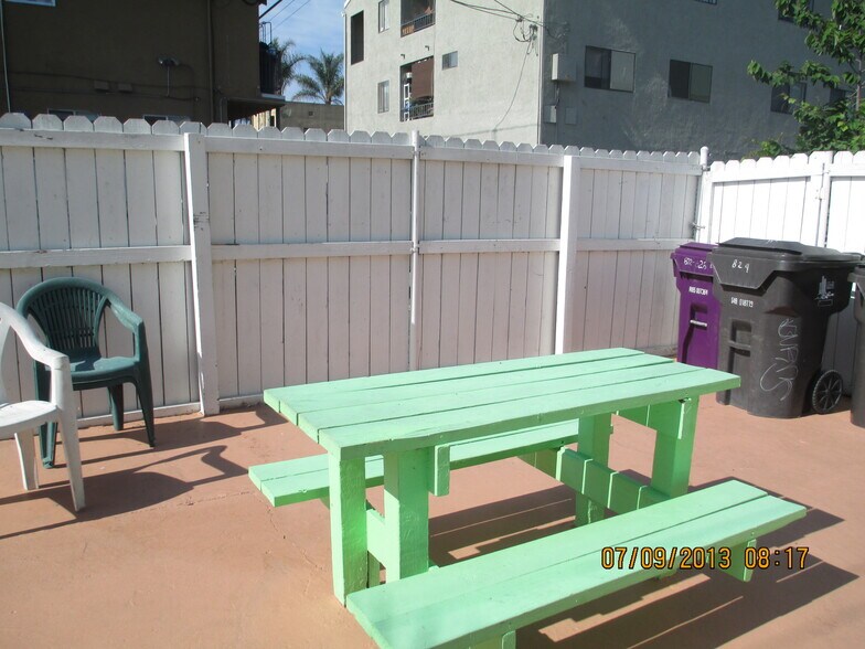 Gated back yard - 826 E 10th St