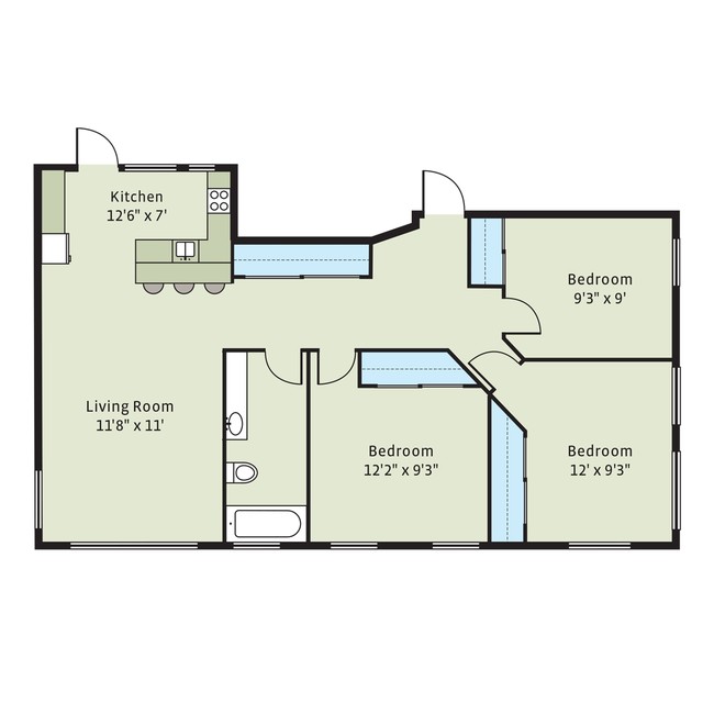 Floorplan - 5350-5358 S. Maryland Avenue