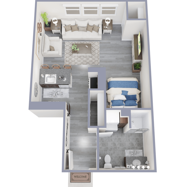 Floorplan - The L Apartments