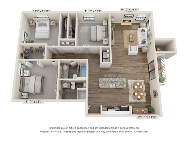 Floorplan - Forest Ridge at Terrell Mill