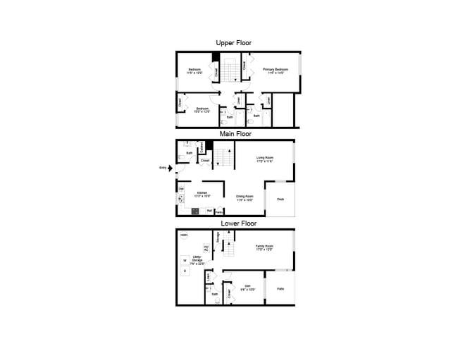 Three Bedroom - Fairway Park Apartments & Townhomes