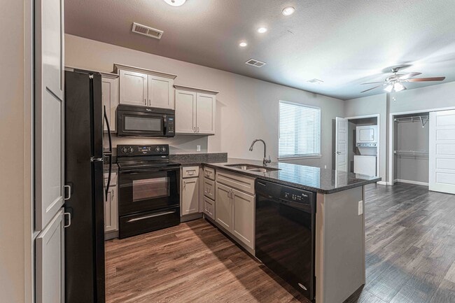 Studio Kitchen and Living Space - Coryell Commons