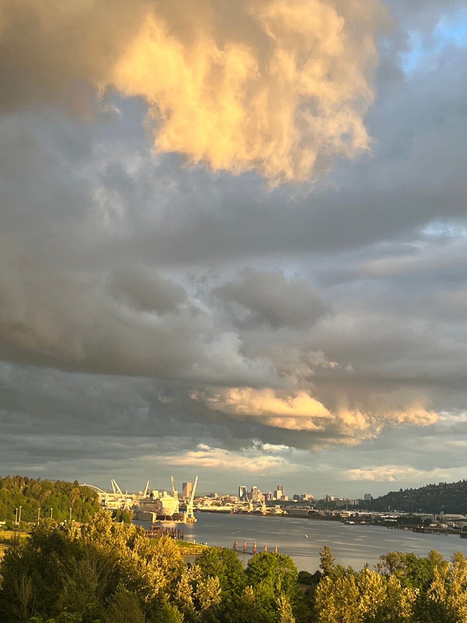 The weather changes over downtown can her quite dramatic - 7511 N Edgewater Ave