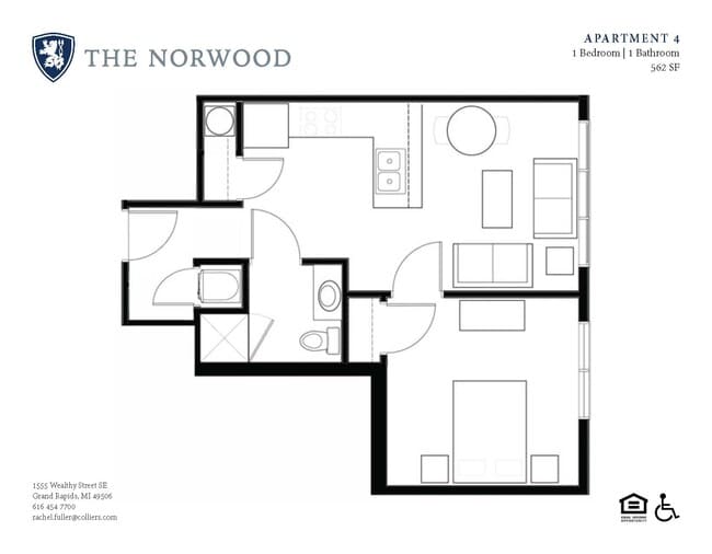 The Norwood - Floor Plans 4 - The Norwood Apartments