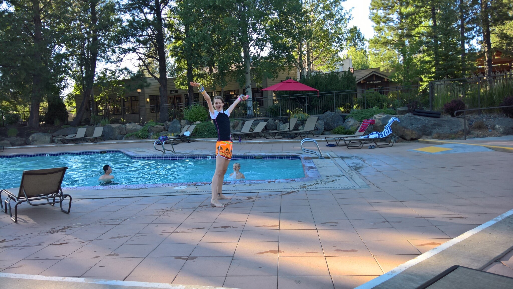 One of three pools and 2 hot tubs - 18575 SW Century Dr