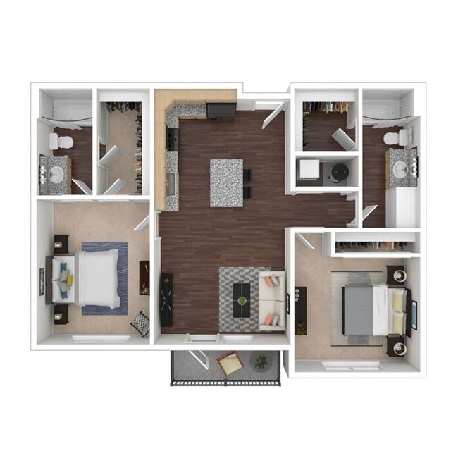 Floorplan - The Piedmont Apartments
