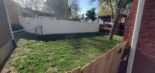 Fenced in backyard - 223 N Jefferson St