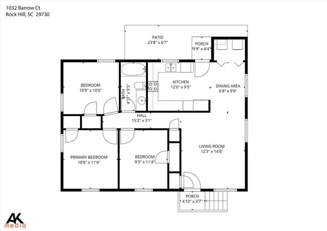 Building Photo - Newly renovated, adorable 3-bedroom, 1-bath home in Rock Hill!