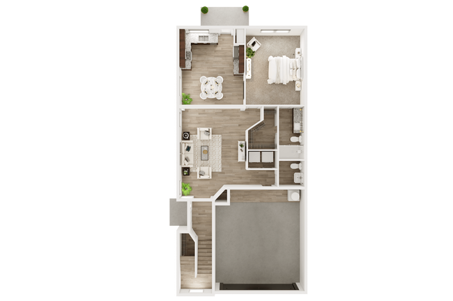 Floorplan - Townes on Tenth