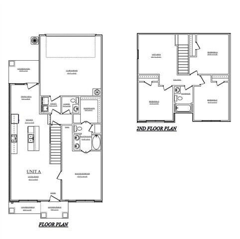 Floorplan - Townhomes at Bluebonnet Trails