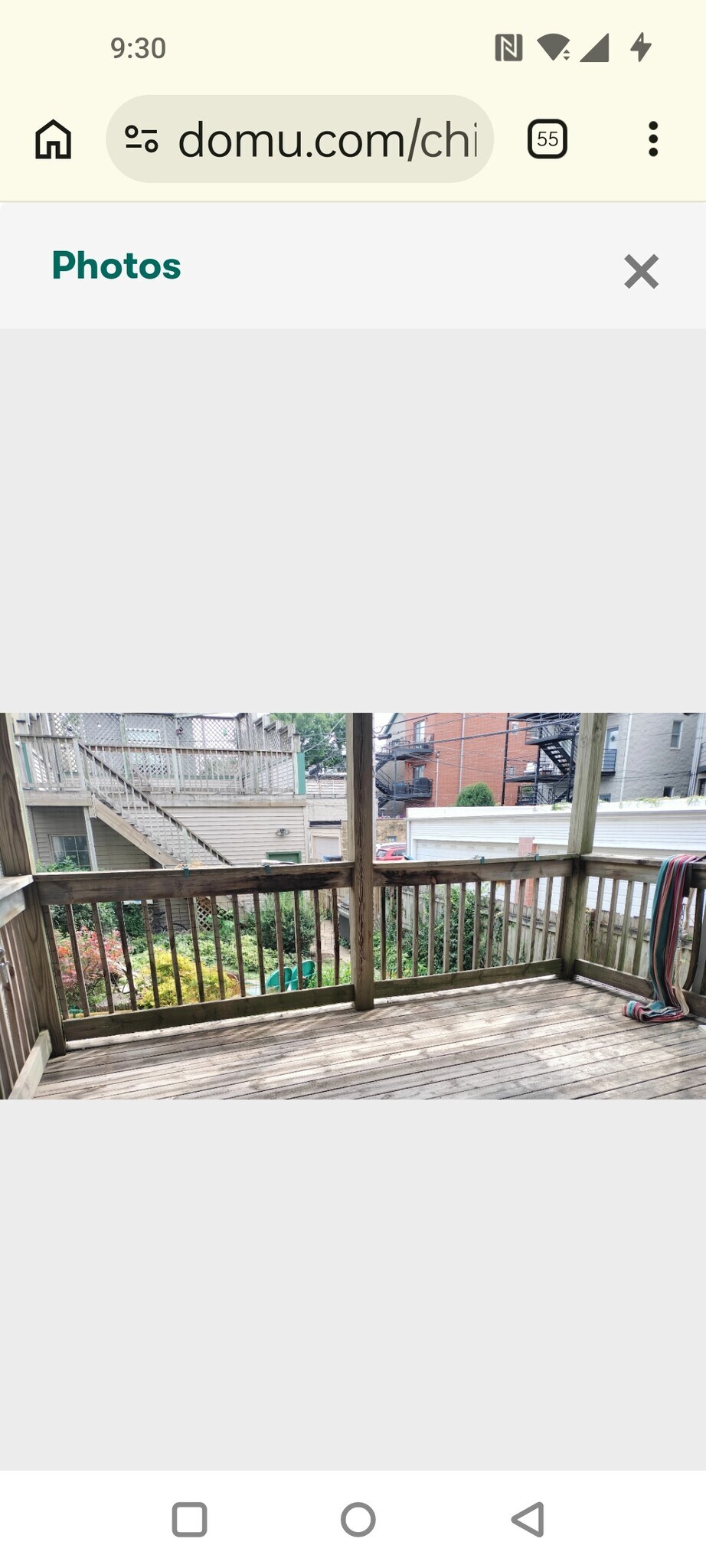 Private deck - 1943 W Oakdale Ave