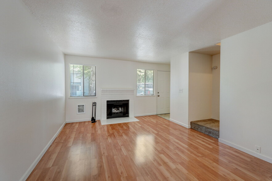 Wood-burning fireplace - Brookwood Firs Apartments