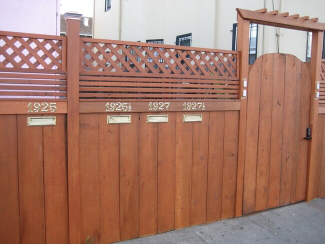 Entry gate - 1927 Barrett Ave