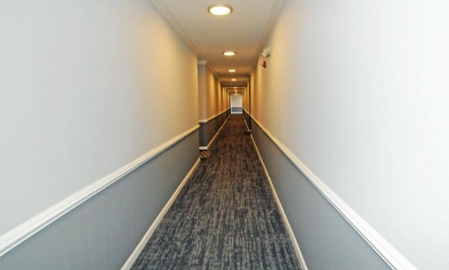 hallway from elevator to unit - 1591 Spring Gate Dr