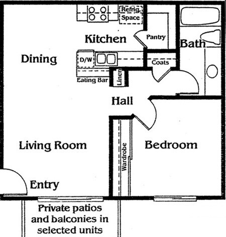 Plan A - Quailpointe Apartments