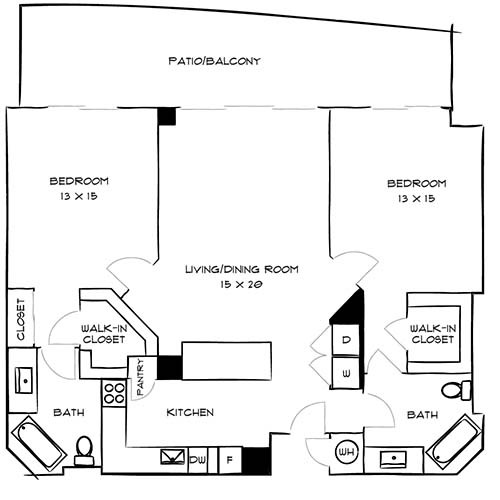 Floorplan - Flamingo South Beach