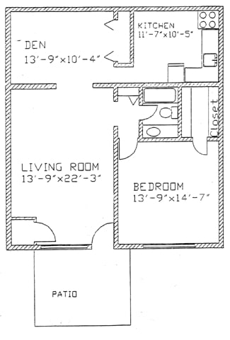 1BR/1BA - Carydale Village