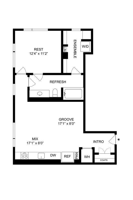 Floorplan - Arapahoe Square Apartments