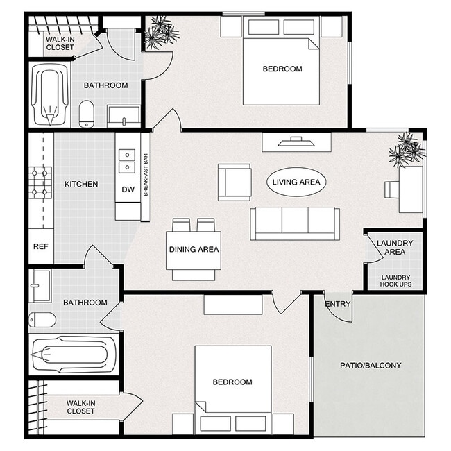 Floorplan - Cedar Creek Crossing Apartments