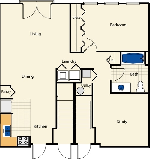 1BR/1BA - Loft 45