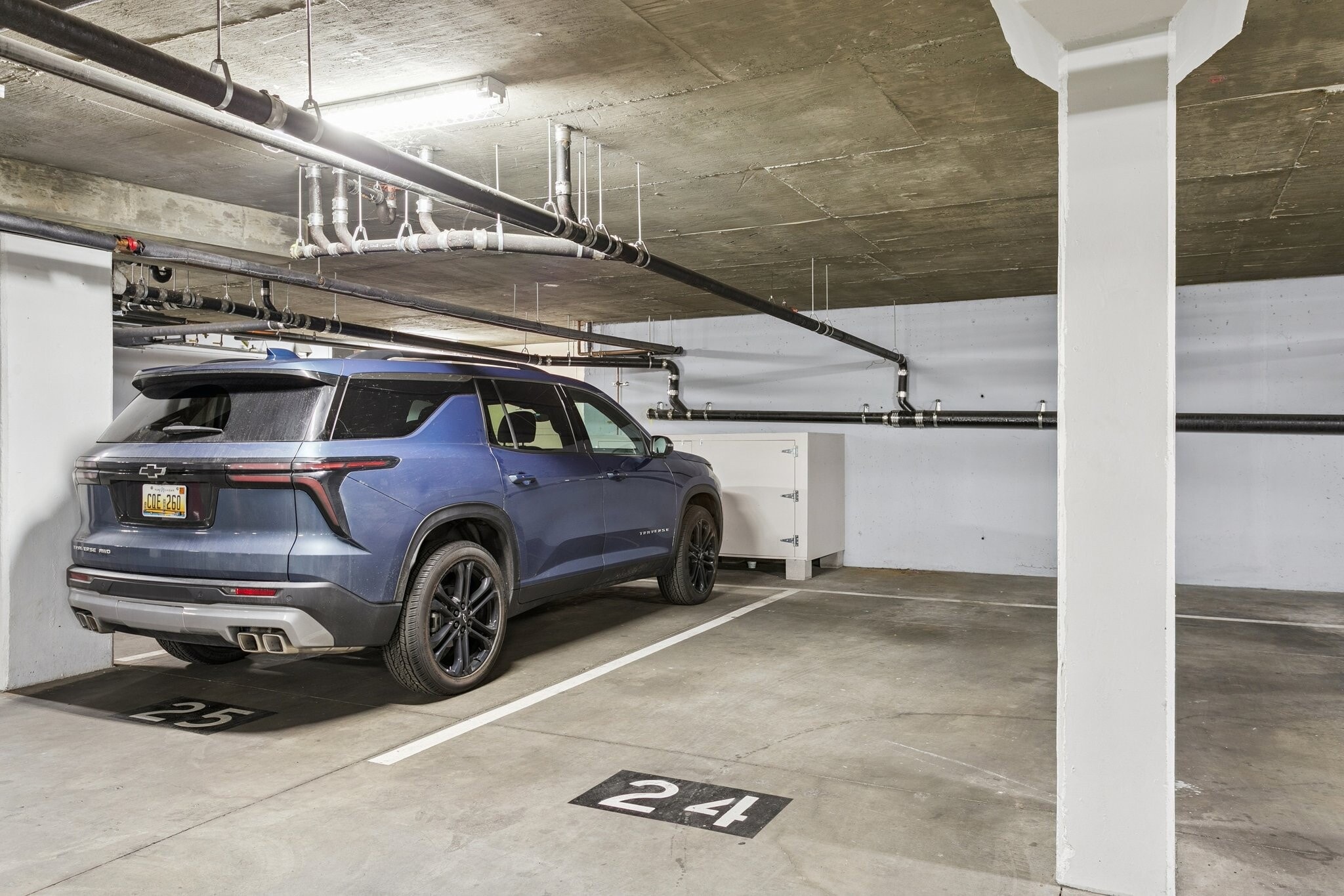 Dedicated parking space (one) in the below-ground garage with elevator - 14000 N 94th St