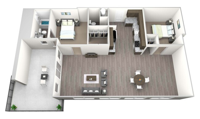 Floorplan - 230 West Alabama Apartments