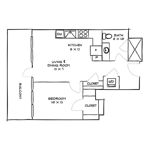 Floorplan - Indigo Apartments