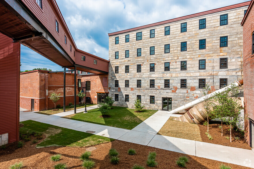 Side of Building - Lofts at Cargill Falls Mill