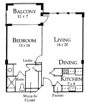 1BR/1BA - Richland Place
