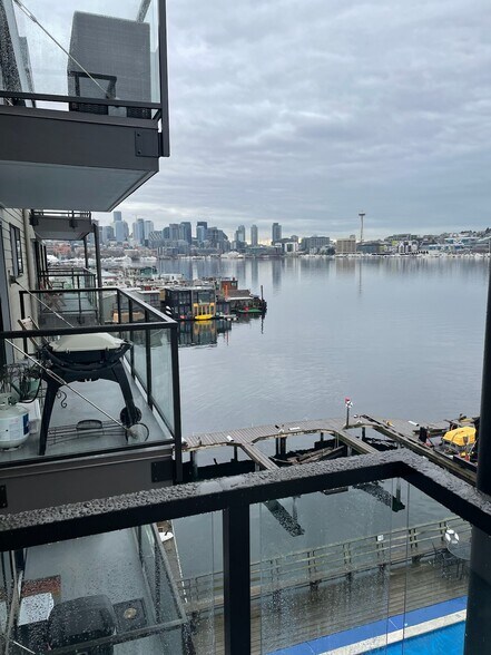 Feb2022 - View to downtown from unit's deck - 2301 Fairview Ave E